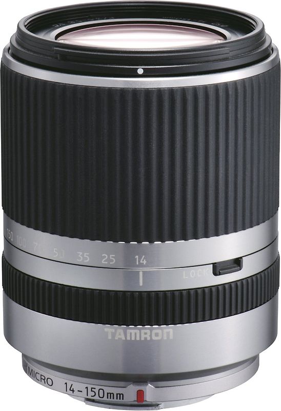 Tamron 14-150 mm F3.5-5.8 Di III 52 mm Obiettivo (compatible con Micro Four Thirds) argento