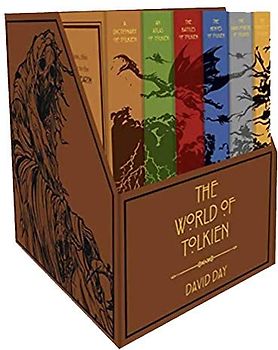 The World of Tolkien Complete 6 Books Collection Box Set by David Day (Dictionary, Atlas, Battles, Heroes, Dark Powers & Hobbits)