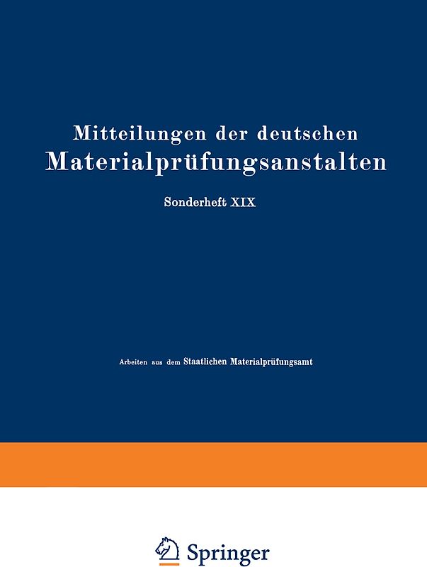 Mitteilungen der deutschen Materialprüfungsanstalten