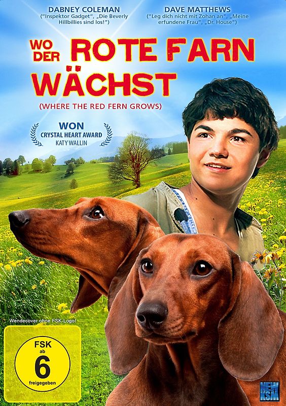 Wo der rote Farn wächst - Where the Red Fern grows DVD