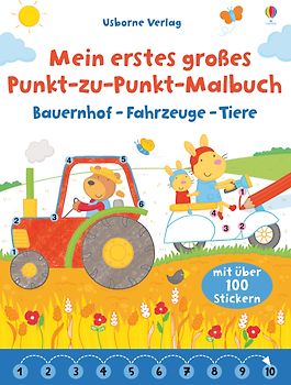 Mein erstes großes Punkt-zu-Punkt-Malbuch