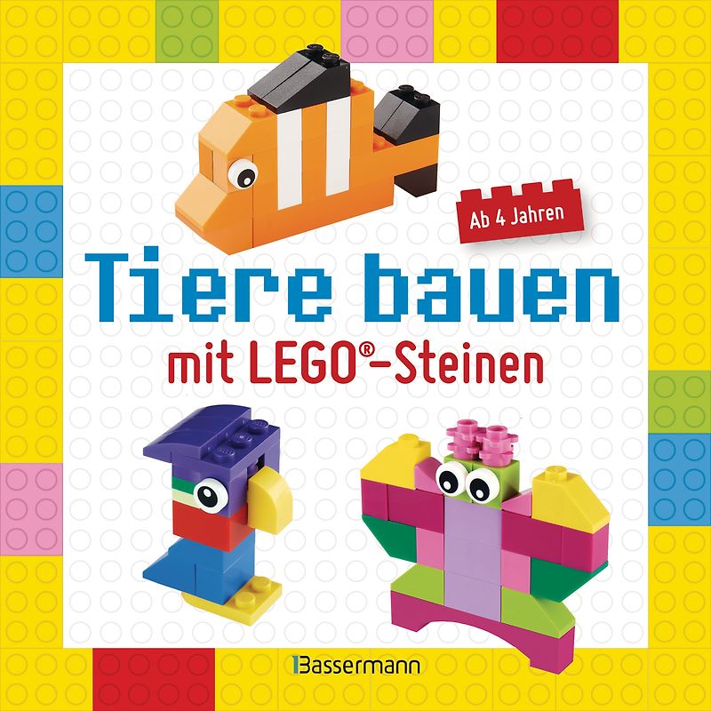 Tiere bauen mit LEGO®-Steinen für Kinder ab 4 Jahren