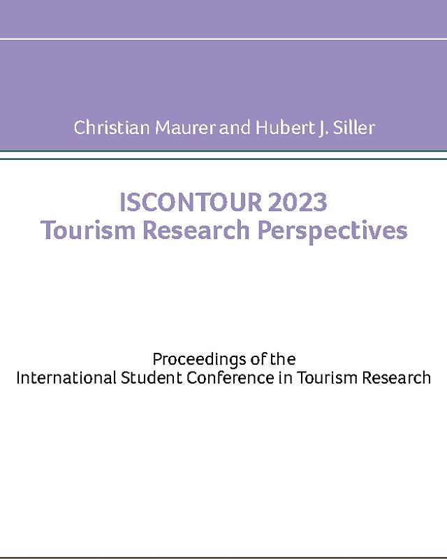 Iscontour 2023 Tourism Research Perspectives