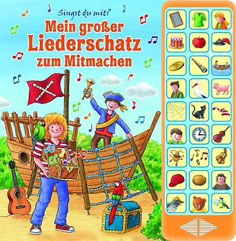 Mein großer Liederschatz zum Mitmachen - Hardcover-Buch - 27 Kinderlieder zum Mitsingen