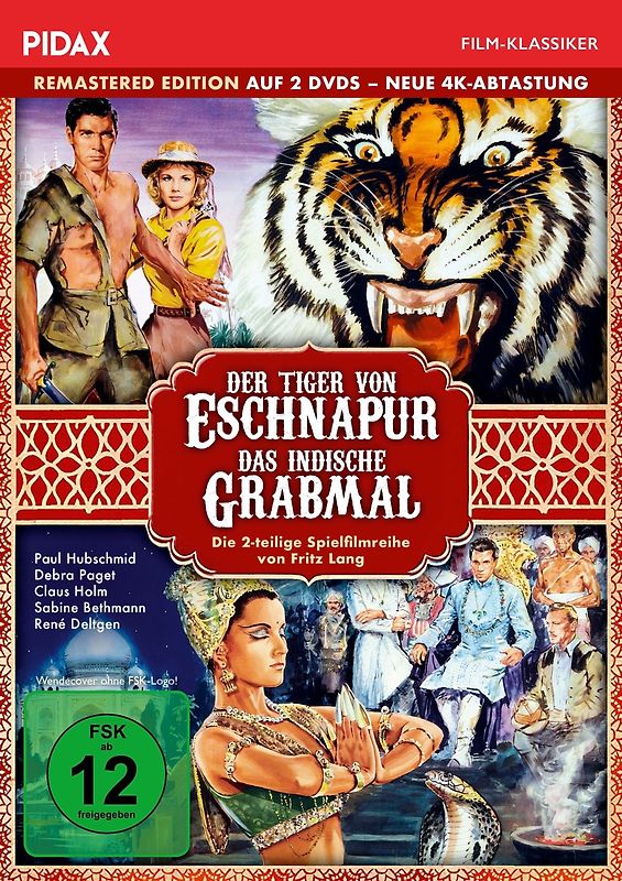 Der Tiger von Eschnapur / Das indische Grabmal [Remastered Edition, 2 Discs] DVD