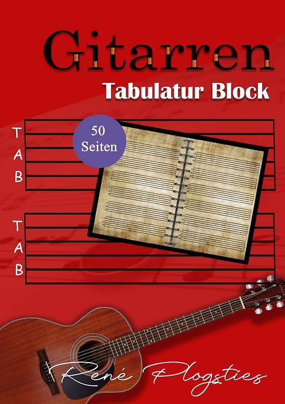 Gitarren Tabulatur Block 50