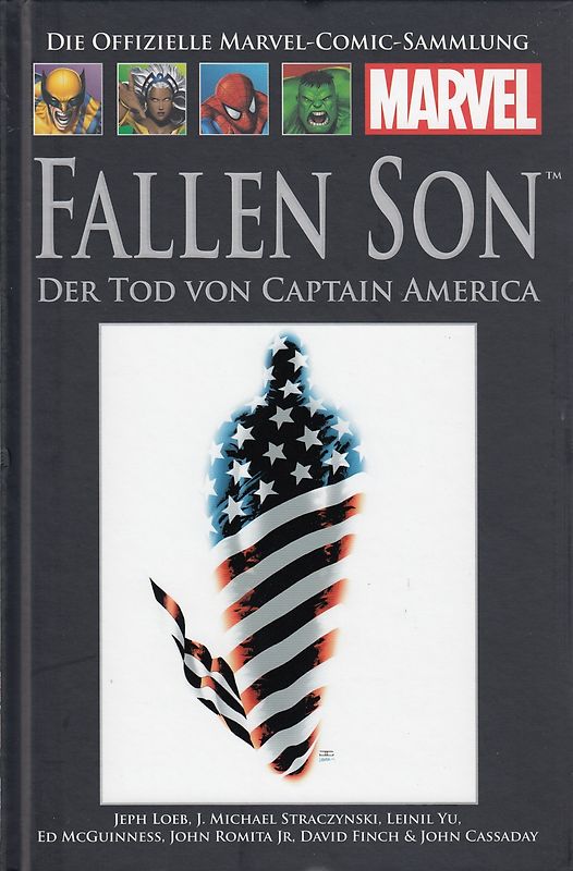Die offizielle Marvel-Comic-Sammlung 50: Fallen Son - Der Tod von Captain America - Yu Loeb & Jeph Leinil [Gebundene Ausgabe]