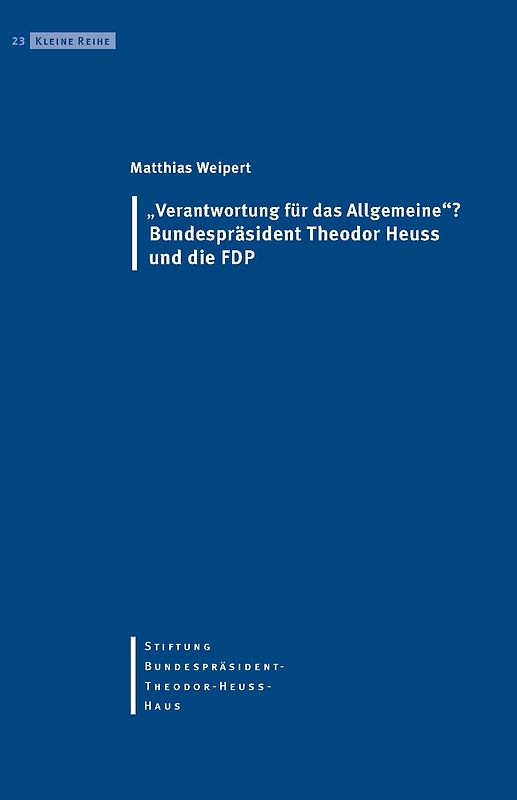 "Verantwortung für das Allgemeine"?