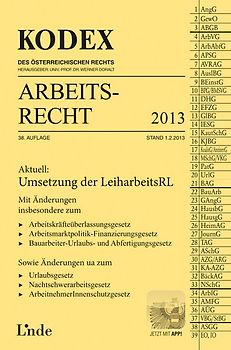 KODEX Arbeitsrecht 2013