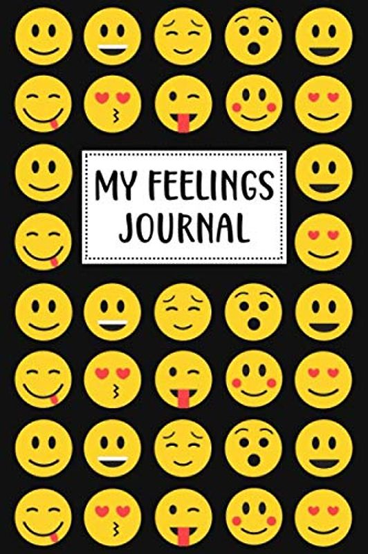 My Feelings Journal: Feelings Journal for Kids - Help Your Child Express Their Emotions Through Writing, Drawing, and Sharing - Reduce Anxiety, Anger and Stress - Cute Emoji Cover Design