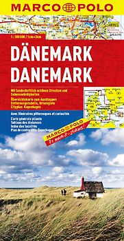 MARCO POLO Länderkarte Dänemark 1:300 000