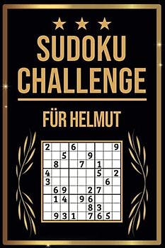 SUDOKU Challenge für Helmut: Sudoku Buch I 300 Rätsel inkl. Anleitungen & Lösungen I Leicht bis Schwer I A5 I Tolles Geschenk für Helmut