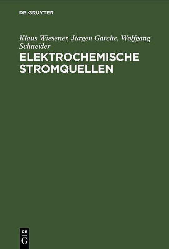Elektrochemische Stromquellen
