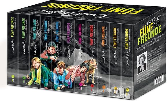 Fünf Freunde - Sammeledition. Alle 21 original Abenteuer im Schmuckschuber - plus acht Kurzgeschichten!