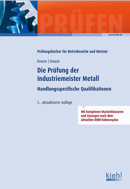 Die Prüfung der Industriemeister Metall