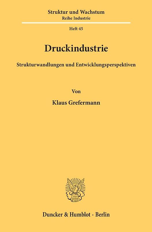 Druckindustrie.