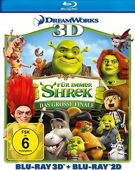Für immer Shrek - Das große Finale (Blu-ray 3D, + Blu-ray 2D) Blu-ray Disc