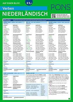 PONS Verben auf einen Blick Niederländisch
