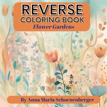 Flower Gardens Reverse Coloring Page