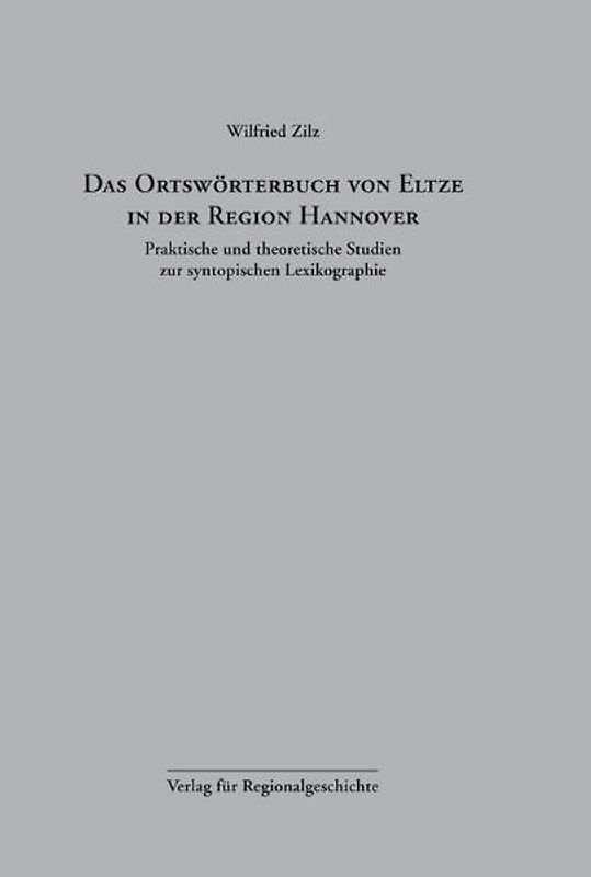 Das Ortwörterbuch von Eltze in der Region Hannover