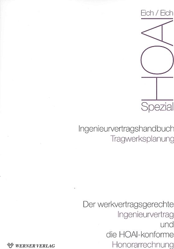 Ingenieurvertragshandbuch Tragwerksplanung