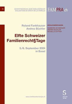 Elfte Schweizer Familienrecht§Tage