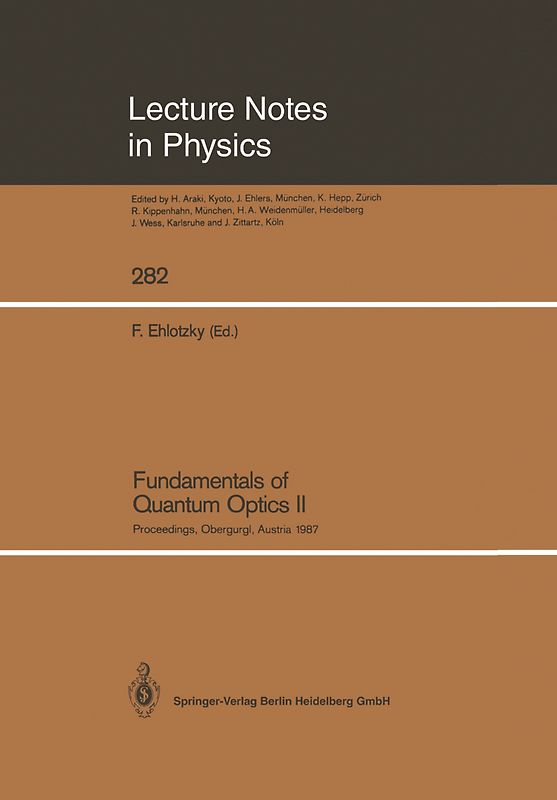 Fundamentals of Quantum Optics II