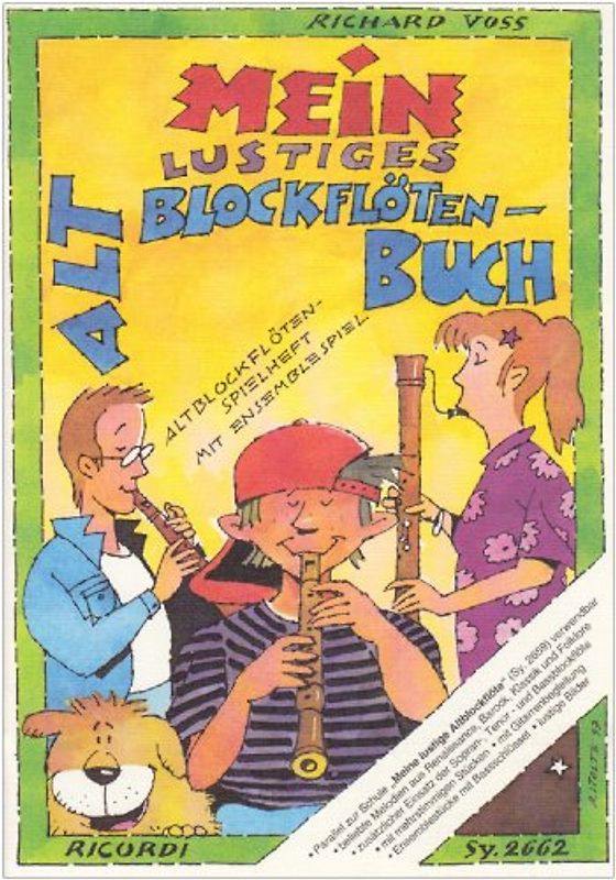 Mein lustiges Altblockflöten-Buch. Altblockflöten-Spielheft mit Ensemblespiel