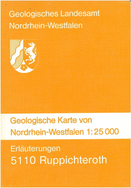 Geologische Karten von Nordrhein-Westfalen 1:25000 / Ruppichteroth