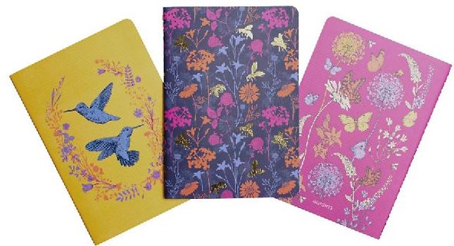 Pollinators Sewn Notebook Collection (Set of 3)