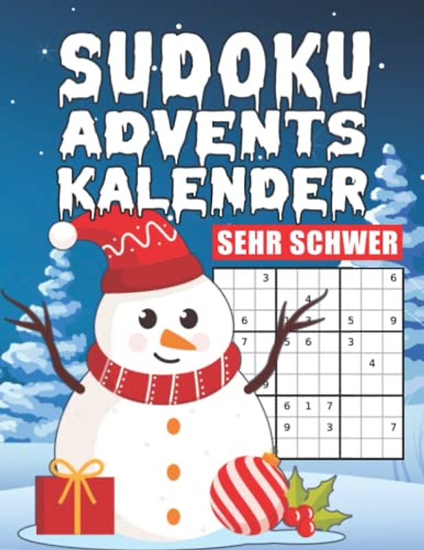 Sudoku Adventskalender: EXTREM SCHWER I Das Sudoku Rätselbuch für Profis und Fortgeschrittene I Inkl. Lösungen
