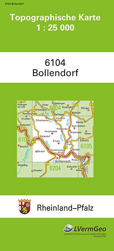 TK25 6104 Bollendorf