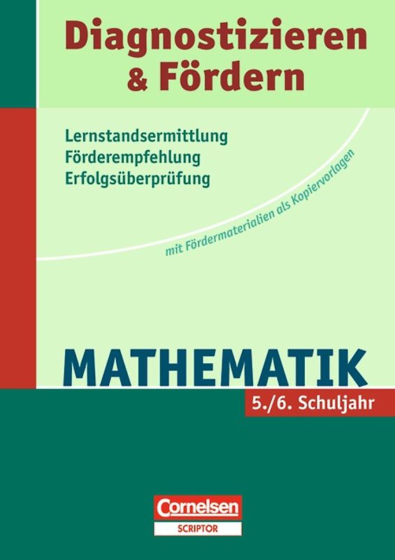 Diagnostizieren und Fördern - Kopiervorlagen - Mathematik / 5./6. Schuljahr - Kopiervorlagen