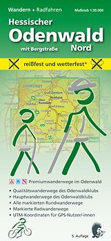 Wandern, Hessischer Odenwald Nord mit Bergstraße