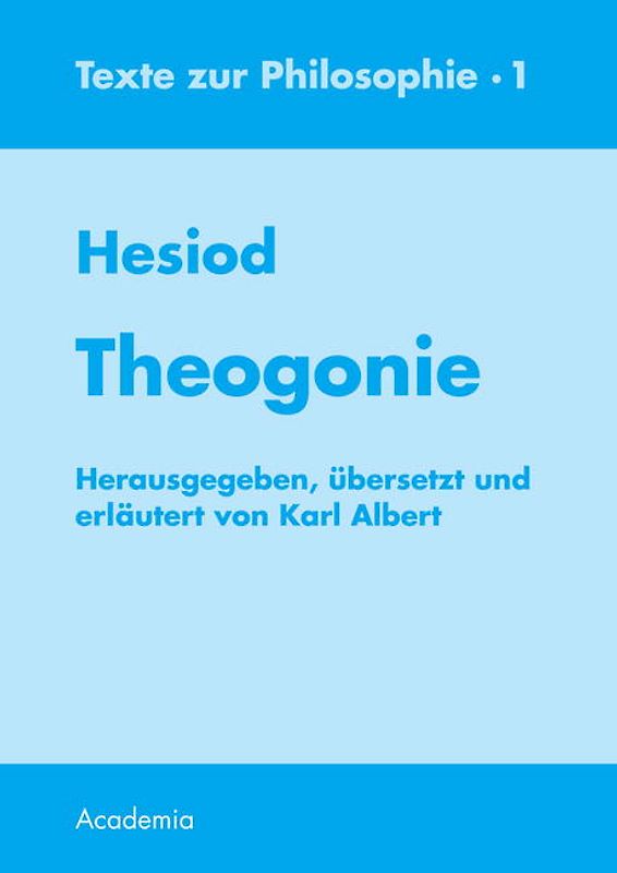 Theogonie. 7. Aufl