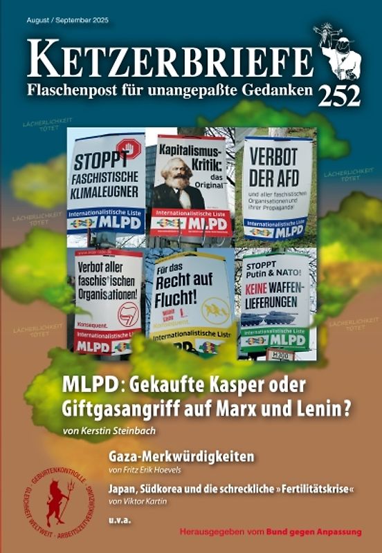 MLPD: Gekaufte Kasper oder Giftgasangriff auf Marx und Lenin?