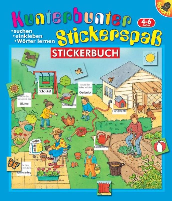 Kunterbunter Stickerspass