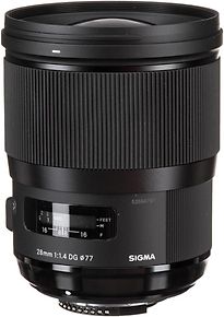 Image of Sigma A 28 mm F1.4 DG HSM 77 mm filter (geschikt voor Nikon F) zwart (Refurbished)