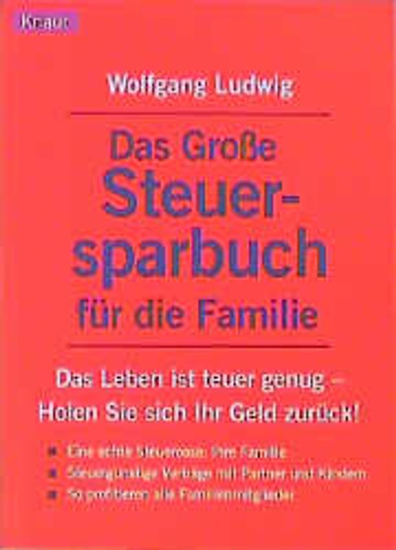 Das grosse Steuersparbuch für die Familie