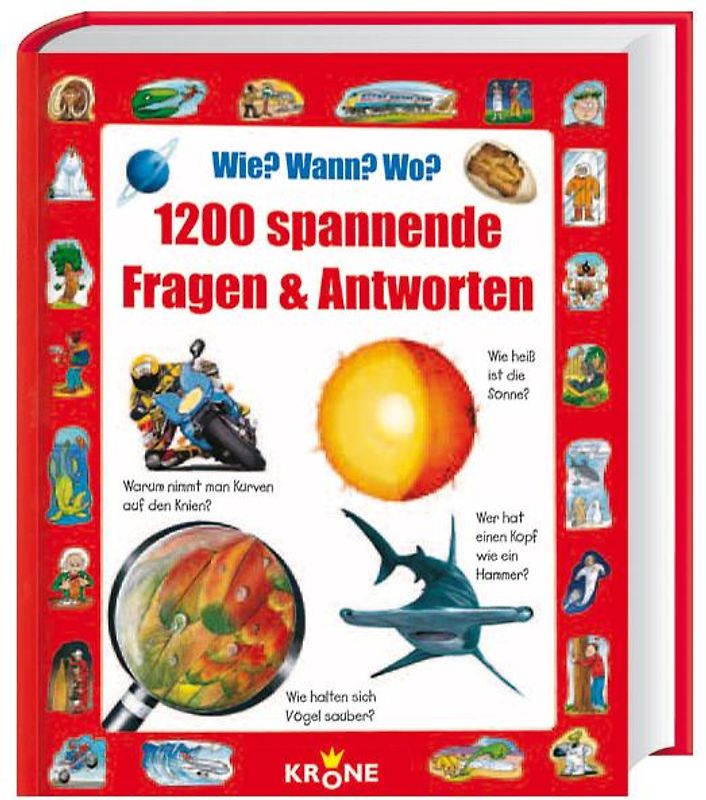 1200 spannende Fragen & Antworten. Rot