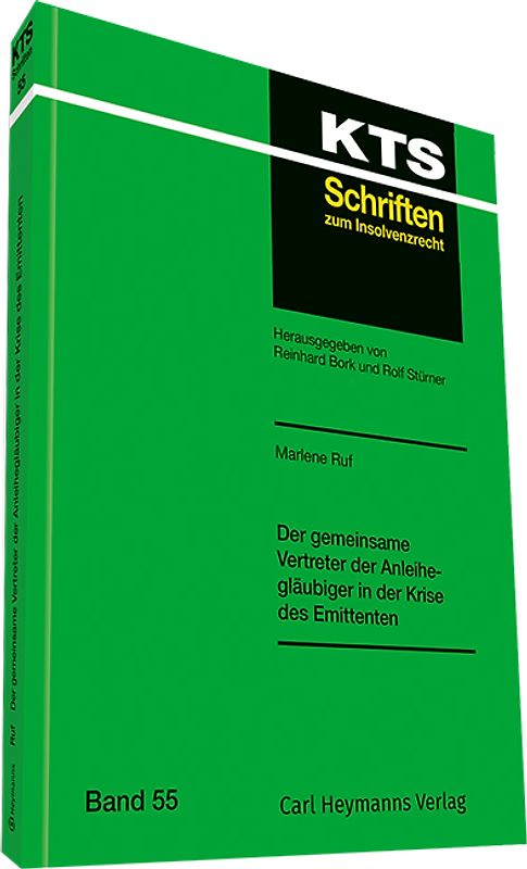 Der gemeinsame Vertreter der Anleihegläubiger in der Krise des Emittenten