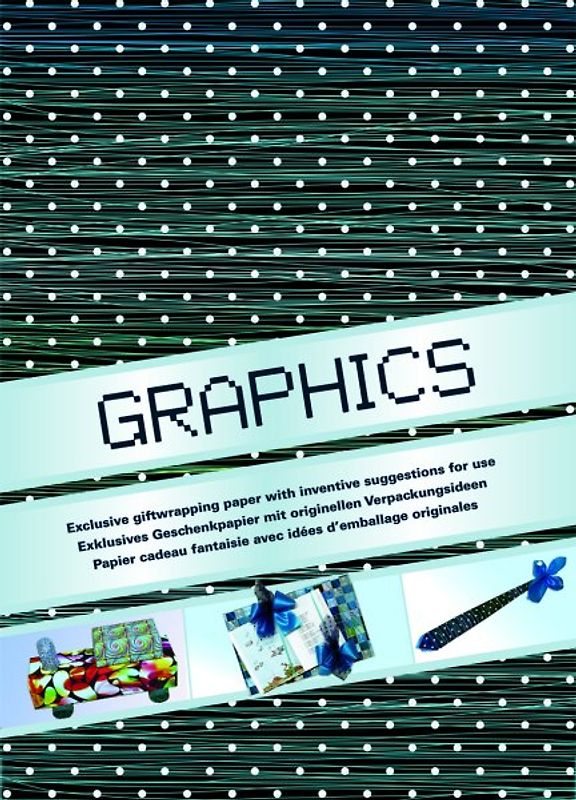 Graphics. Exklusives Geschenkpapier mit originellen Verpackungsideen