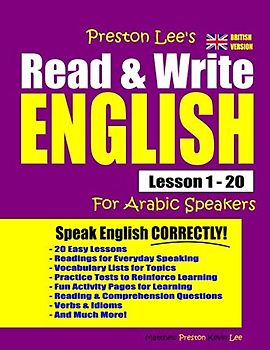 Preston Lee's Read & Write English Lesson 1 - 20 For Arabic Speakers (British Version) (Preston Lee's English For Arabic Speakers (British Version))