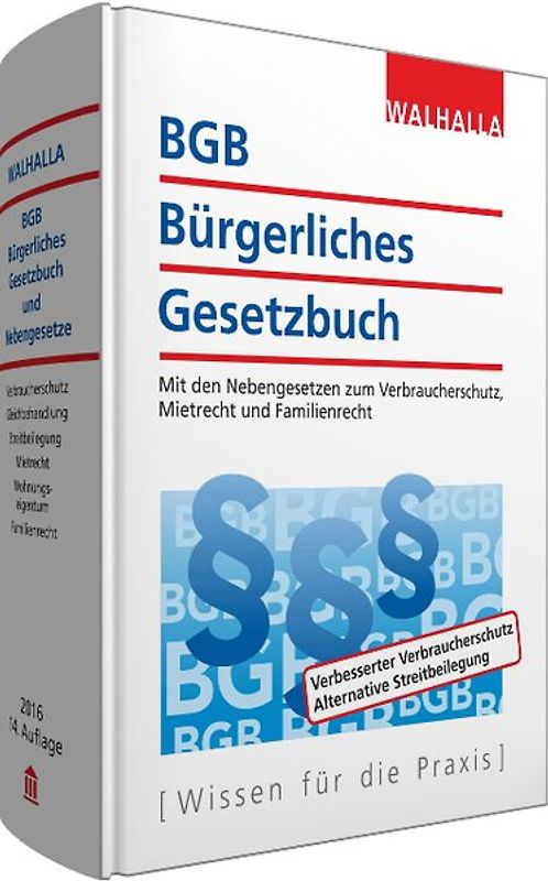 BGB - Bürgerliches Gesetzbuch Ausgabe 2016
