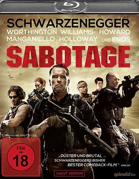 Sabotage-Uncut Version Blu-ray Disc