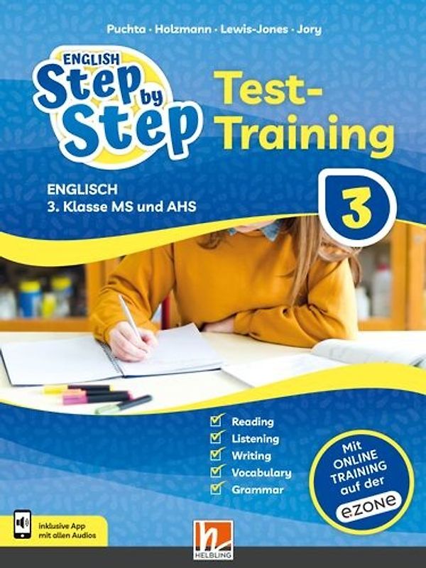 ENGLISH Step by Step 3 (Lehrplan 2023) | Test-Training