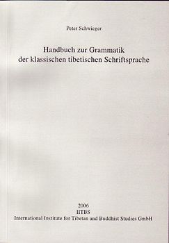 Handbuch zur Grammatik der klassischen tibetischen Schriftsprache