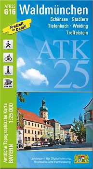 ATK25-G16 Waldmünchen (Amtliche Topographische Karte 1:25000)