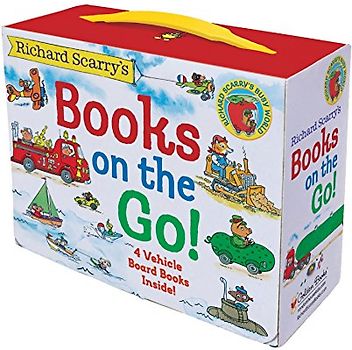 Richard Scarry's Books on the Go: 4 Board Books