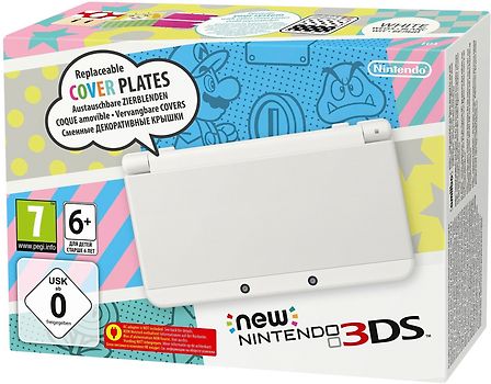 New Nintendo 3DS weiß [wechselbaren Zierblenden]